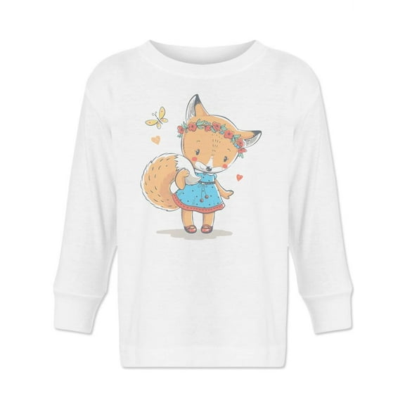 Cute Fox. Long Sleeve Toddler -Image by Shutterstock,  2 Toddler