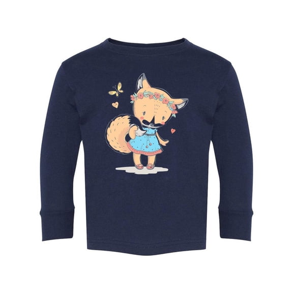 Cute Fox. Long Sleeve Toddler -Image by Shutterstock,  5 Toddler
