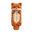 thumbnail image 1 of Cute Fox Plush Pencil Case, Kawaii Faux Fur Pen Bag with Large Zipper Storage, Soft Stationery Pouch Cosmetic Bag, Furry Animal Organizer for Office Home Travel Gift, 1 of 5