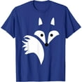 thumbnail image 1 of Cute Fox Sysbol Minimalist Imagine Unisex T-Shirt for Men Women Kids,Royal Blue Color,Size 2XL, 1 of 5