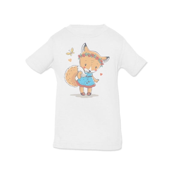 Cute Fox. T-Shirt Infant -Image by Shutterstock, 24 Months