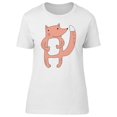 thumbnail image 1 of Cute Fox White Belly Cartoon Tee Women's -Image by Shutterstock, 1 of 2