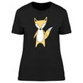 thumbnail image 1 of Cute Fox With Eyes Closed T-Shirt Women -Image by Shutterstock, Female Large, 1 of 2