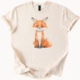thumbnail image 1 of Cute Fox Woodland Nature Animal Lover Graphic T-Shirt, 1 of 4