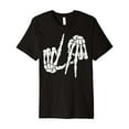 thumbnail image 1 of Cute Freaky Los Angeles Hand Sign Skeleton Shirt LA Gift, 1 of 5