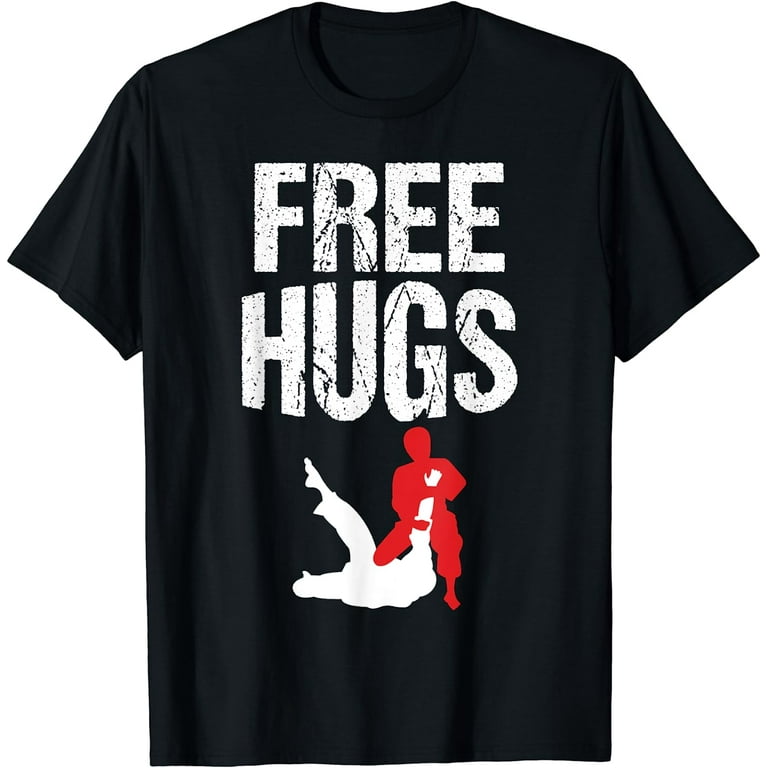 Cute Free Hugs Jiu Jitsu Bjj Martial Arts T-Shirt Cute Free Hugs Jiu Jitsu Bjj Martial Arts T-Shirt