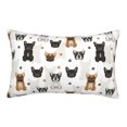 Cute French Bulldog_D Toddler Pillowcases 14" x 20" Soft Microfiber