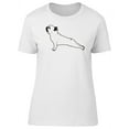 thumbnail image 1 of Cute French Bulldog Doing Yoga T-Shirt Women -Image by Shutterstock, Female Medium, 1 of 4