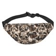 Cute French Bulldog E Crossbody Bags for Women Men, Large Crossbody