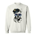 thumbnail image 1 of Cute French Bulldog Officer Sweatshirt Men -Image by Shutterstock, Male Small, 1 of 4