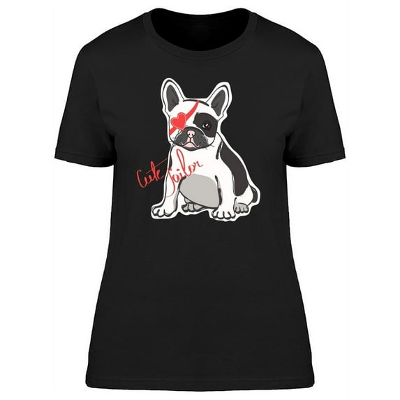 Cute French Bulldog Sailor T-Shirt Women -Image by Shutterstock, Female Small