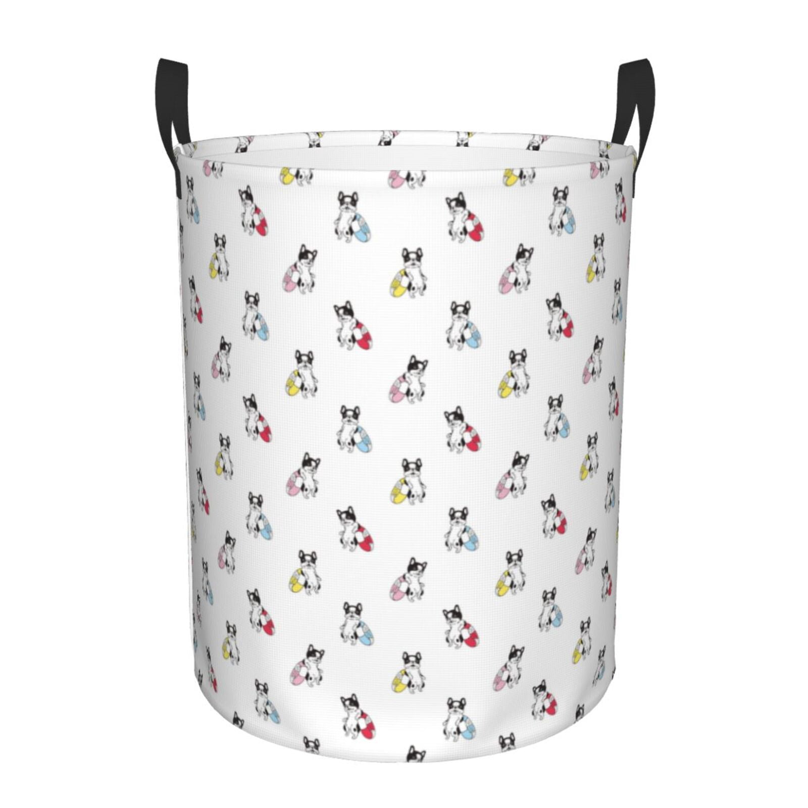 Bulldog Buddy Quilted Laundry Basket