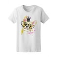 thumbnail image 1 of Cute French Bulldog With Glasses T-Shirt Women -Image by Shutterstock, Female Medium, 1 of 4