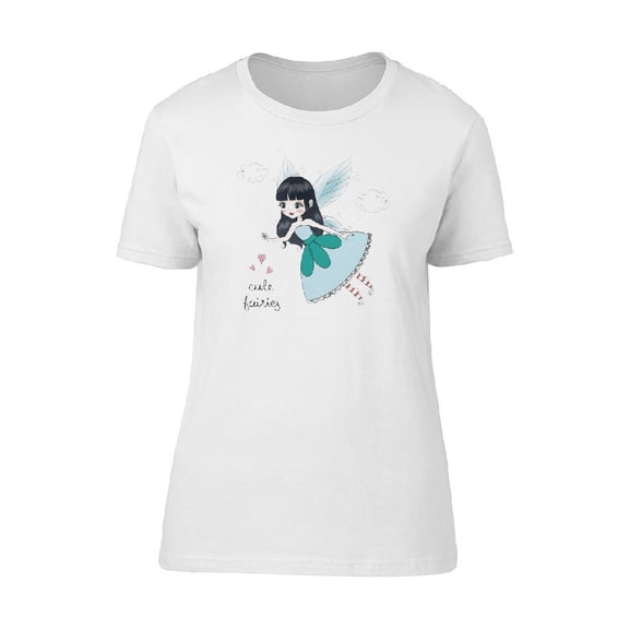 Cute Friends Dark Hair Fairy T-Shirt Women -Image by Shutterstock, Female XX-Large