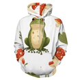thumbnail image 1 of Cute Frog And Mushrooms Pattern Men's Women New Sweatshirt Hoodie Men's Plus Size Sweatshirt Hooded Sweatshirt 3d Printed Street Men's Cloth, 1 of 6