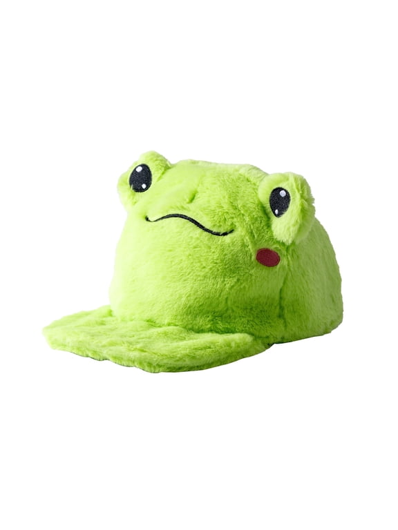 Cute Frog Baseball Cap Hat for Boys Girls Embroidered Fluffy Costume Headwear Holiday Birthday Gifts