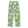 thumbnail image 1 of Cute Frog Cartoon Pajama Pants Soft Lightweight Lounge Pants Bottoms Sleep Pants Warm Comfy, 1 of 9