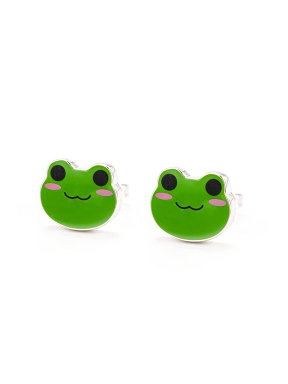 Cute Frog Earrings Stud Earrings for Women Jewelry Gift