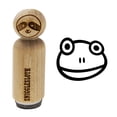 thumbnail image 1 of Cute Frog Face Rubber Stamp for Scrapbooking Crafting Stamping - Mini 1/2 Inch, 1 of 7