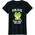 thumbnail image 1 of Cute Frog Fully Rely On God Christian Frog T-Shirt, 1 of 3