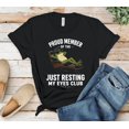 thumbnail image 1 of Cute Frog Graphic T-Shirt Size S-5XL, 1 of 2