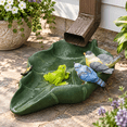 Resin Splash Cute Frog Handcrafted Gutter Downspout Splash Block & Extension ...