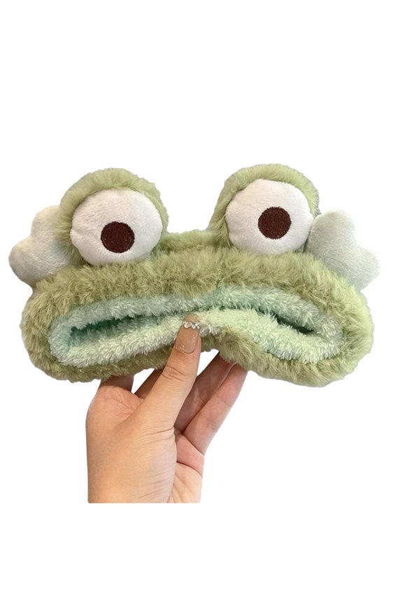Cleaning Headband for Cute Frog-Oval Design, Soft & Comfortable, Lightweight & Portable