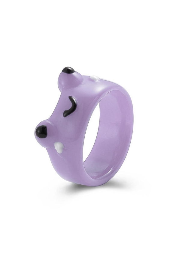 Cute Frog Rings For Women Girls Funny Personality Cartoon Animal Green Frog Rings Resin Jewelry Box Gifts With For Teens