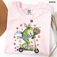 Cute Frog Scooter Easter T-Shirt - Happy Easter Day Design - Comfort ...