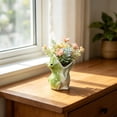 thumbnail image 1 of Cute Frog Shaped Succulent Planter Pot, Cute Animal Shaped Ceramic Flower Pot, Small Ceramic Cactus Flower Container, Funny Animal Shaped Indoor Air Plants Holder, 1 of 4