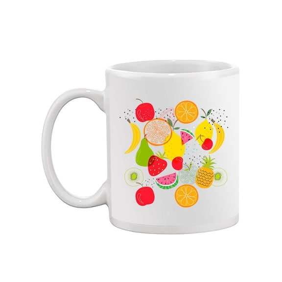 Cute Fruit Design Mug Unisex's -Image by Shutterstock
