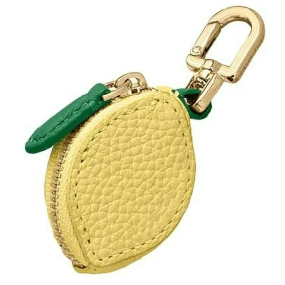 Cute Fruit Leather Bag Charm Y2K Strawberry Keychain with Zipper Backpack Kawaii Cutecore Mini Purse