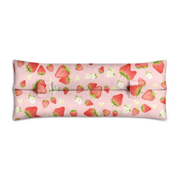 Cute Fruit Seatbelt Cushion - Strawberry Mastectomy Recovery Pillow - Post-Surgery Comfort for Breast Cancer Patients