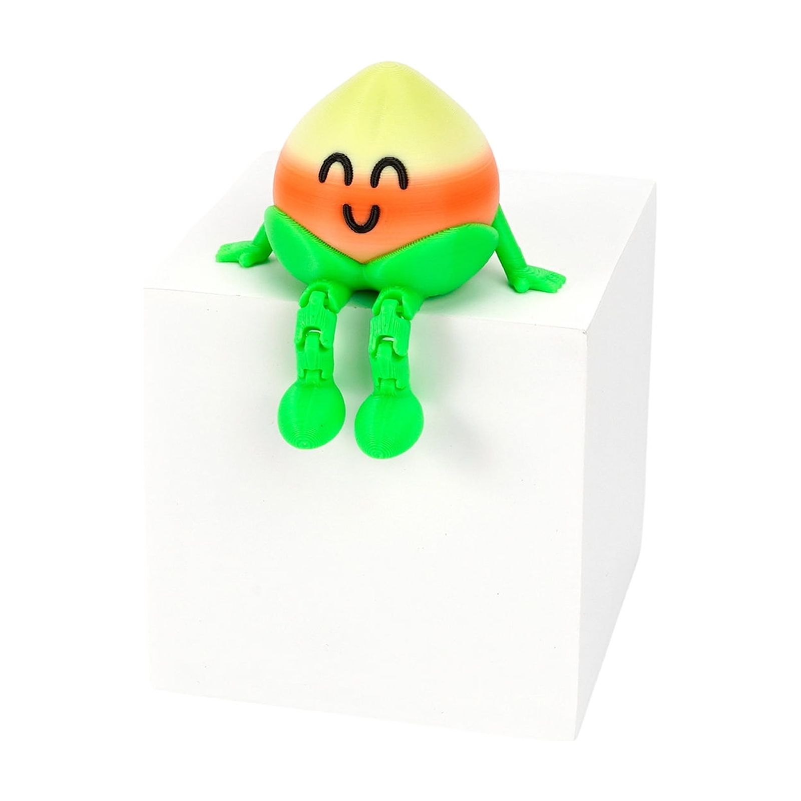 Cute Fruit Shaped 3D Printed Figurines, Cartoon Decorative Ornaments ...