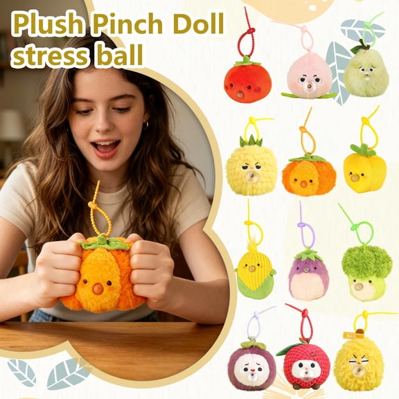 Cute Fruit Stuffed Animals, Soft & Soft Plushies Pillow, Adorable Cuddle Companion for Kids, Perfect Gift for Baby Toddlers & Home Sofa Decoration