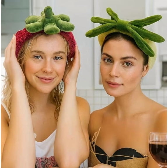 Cute Fruit-Themed Headbands for Women - Stylish and Comfortable Hair Accessories for Cosplay and Sports | 1 or 2 Pack