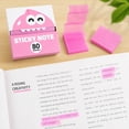 thumbnail image 1 of Cute Fruit Transparent Sticky Notes, Pull Out Clear Sticky Notes Dispenser 80 Sheets Kawaii Desk Stationery, 1 of 8