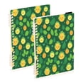 thumbnail image 1 of Cute Fruits and Leaves 2-Piece A5 PP Notebooks, Adjustable Rings, 80g Paper, Diary Set, 1 of 8