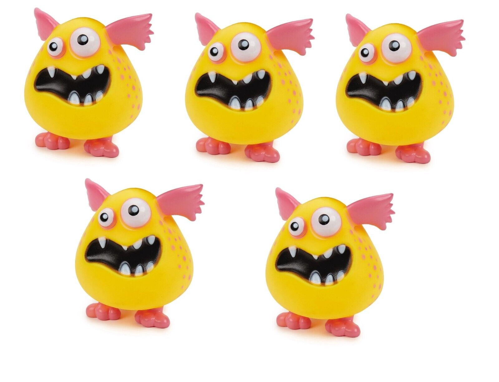 Cute Fun Latex Dog Toys Screaming Little Monster or Pink Haired