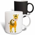 thumbnail image 1 of 3drose, Cute Fun Original Sloth Riding a Giraffe Cartoon, 11oz Magic Transforming Mug, 1 of 7
