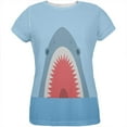 thumbnail image 1 of Cute Fun Shark Attack All Over Womens T Shirt Multi 2XL, 1 of 2