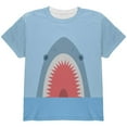thumbnail image 1 of Cute Fun Shark Attack All Over Youth T Shirt, 1 of 1
