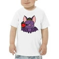 thumbnail image 1 of Cute Funbatty In Pirate Costume T-Shirt Toddler -Image by Shutterstock,  2 Toddler, 1 of 4