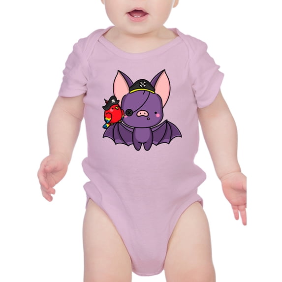 Cute Funbatty Pirate Costume. Bodysuit Infant -Image by Shutterstock, 6 Months