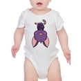 thumbnail image 1 of Cute Funbatty Sleeping. Bodysuit Infant -Image by Shutterstock,  18 Months, 1 of 4