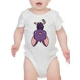thumbnail image 1 of Cute Funbatty Sleeping. Bodysuit Infant -Image by Shutterstock,  24 Months, 1 of 4
