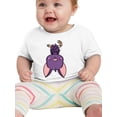 thumbnail image 1 of Cute Funbatty Sleeping. T-Shirt Infant -Image by Shutterstock,  6 Months, 1 of 4