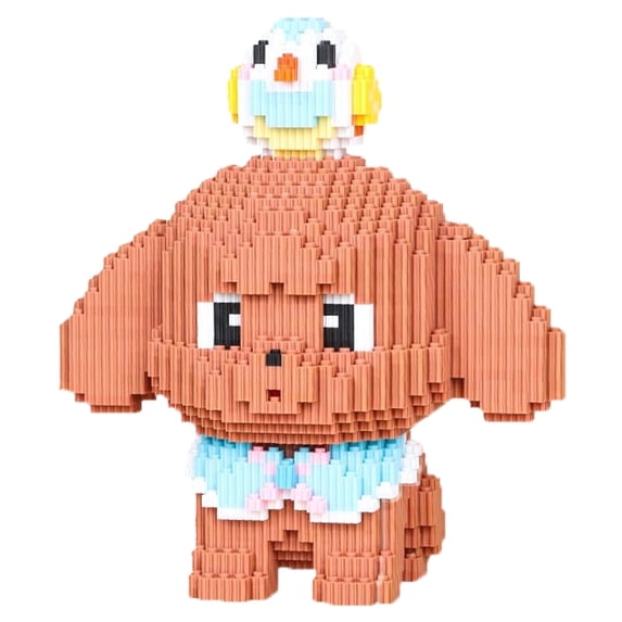 Cute Funny Animal 3D Micro Building Block Set, Gift for Adults and Teenager, Decoration Building Blocks for Room Office Desk