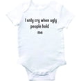 thumbnail image 1 of Cute Funny Baby Clothes Quote Quotes I only Cry with Ugly People Babies Romper One Piece Short sleeve Outfit, 1 of 1