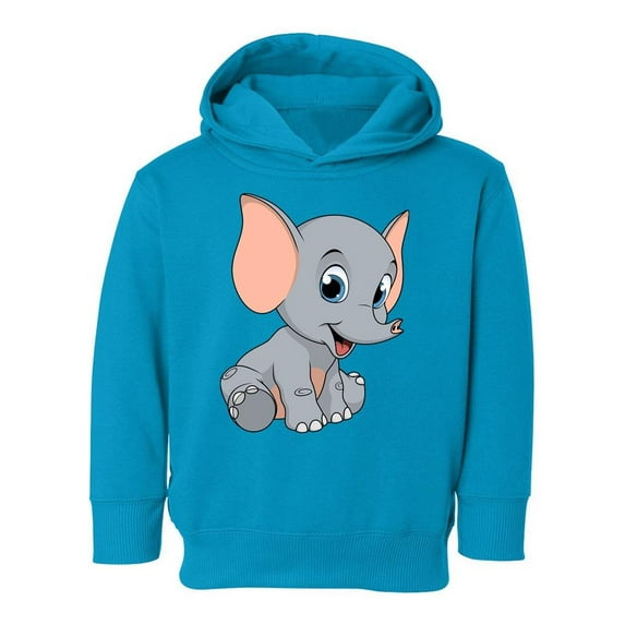 Cute Funny Baby Elephant Hoodie Toddler -Image by Shutterstock, 2 Toddler